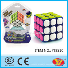 2015 Hot saling YJ YongJun quilates diamante cubo velocidade brinquedos educativos Inglês embalagem para a promoção